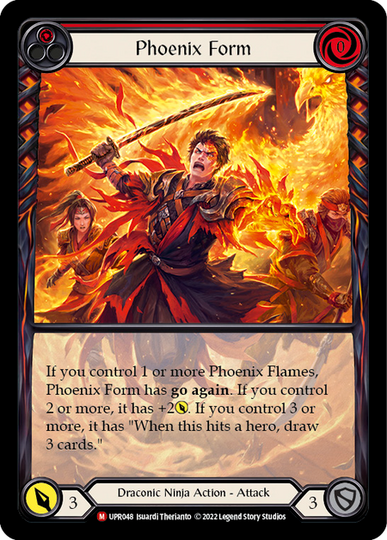 Phoenix Form - Extended Art - Uprising - Flesh & Blood TCG – FaB