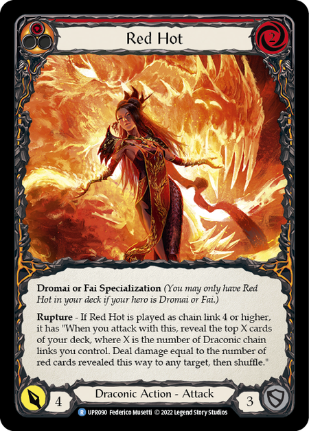 Red Hot - Uprising - Flesh & Blood TCG FaB Foundry Red Hot - Uprising - Flesh & Blood TCG FaB Foundry