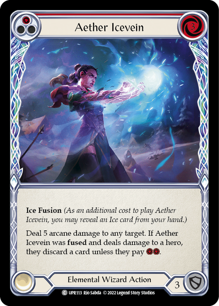 Aether Icevein - Red - Uprising - Flesh & Blood TCG – FaB Foundry Aether Icevein - Red - Uprising - Flesh & Blood TCG – FaB Foundry