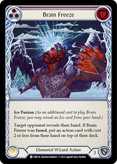 Brain Freeze - Red - Uprising - Flesh & Blood TCG – FaB Foundry Brain Freeze - Red - Uprising - Flesh & Blood TCG – FaB Foundry