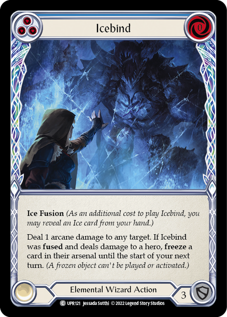 Icebind - Blue - Uprising - Flesh & Blood TCG FaB Foundry Icebind - Blue - Uprising - Flesh & Blood TCG FaB Foundry