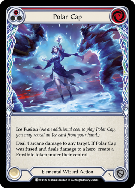 Polar Cap - Red - Uprising - Flesh & Blood TCG FaB Foundry Polar Cap - Red - Uprising - Flesh & Blood TCG FaB Foundry