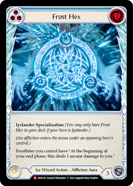Frost Hex - Uprising - Flesh & Blood TCG – FaB Foundry Frost Hex - Uprising - Flesh & Blood TCG – FaB Foundry