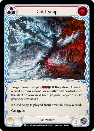 Cold Snap - Red - Uprising - Flesh & Blood TCG – FaB Foundry