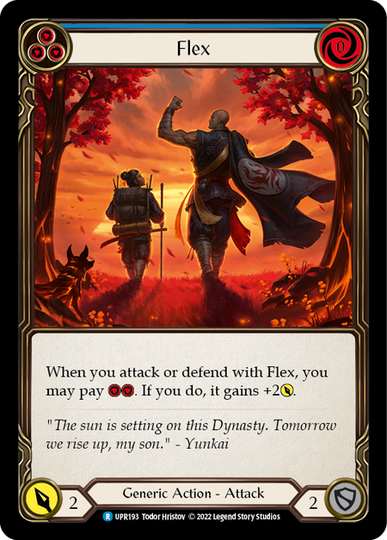 Flex - Blue - Uprising - Flesh & Blood TCG – FaB Foundry