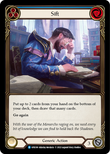 Sift - Blue - Uprising - Flesh & Blood TCG – FaB Foundry