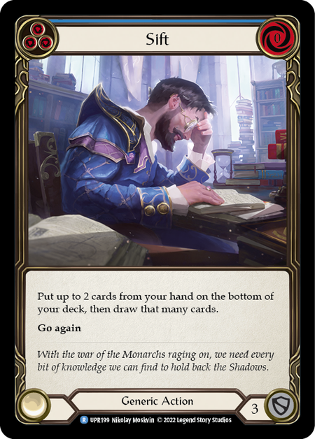 Sift - Blue - Uprising - Flesh & Blood TCG – FaB Foundry