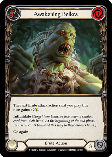 Bloodrush Bellow RF 3枚 flesh and blood Awakening Bellow Yellow - Flesh & Blood TCG - Welcome to