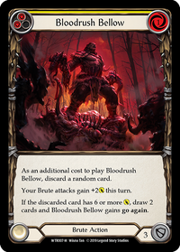 Bloodrush Bellow - Flesh & Blood TCG