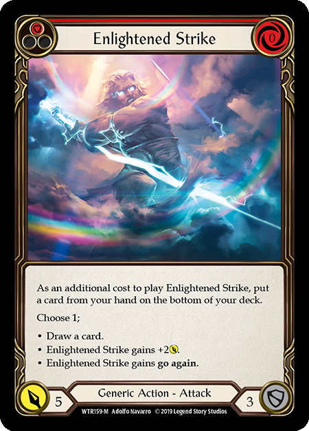 Enlightened Strike WTR-UL Enlightened Strike - Flesh & Blood TCG - Welcome to Rathe