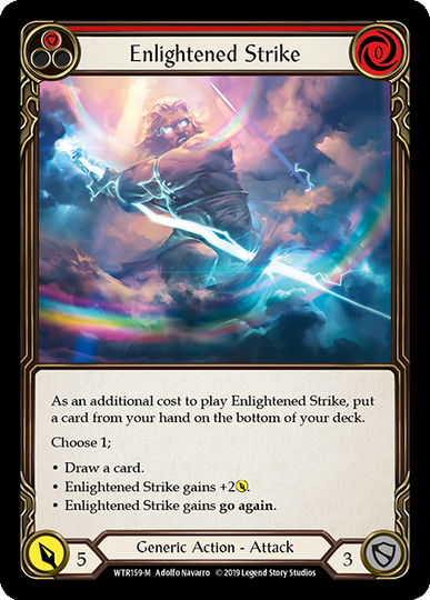Enlightened Strike - Flesh & Blood TCG - Welcome to Rathe – FaB Enlightened Strike - Flesh & Blood TCG - Welcome to Rathe – FaB