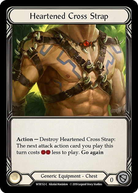 Heartened Cross Strap - Flesh & Blood TCG - Welcome to Rathe Heartened Cross Strap - Flesh & Blood TCG - Welcome to Rathe