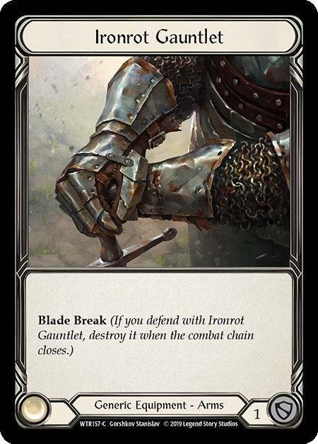 Ironrot Gauntlet - Flesh & Blood TCG - Welcome to Rathe