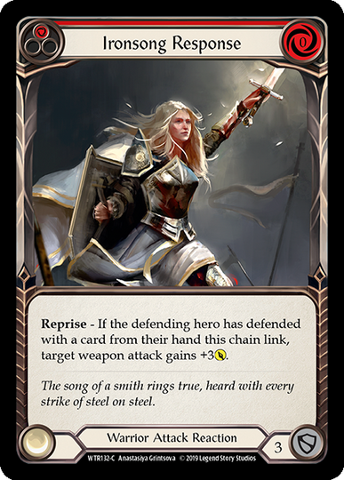 Ironsong Response Red - Flesh & Blood TCG - Welcome to Rathe