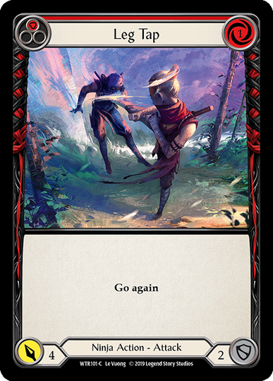 Leg Tap Red - Flesh & Blood TCG - Welcome to Rathe – FaB Foundry