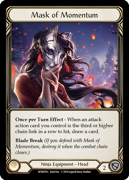 fab 機運の仮面/Mask of Momentum Mask of Momentum- Flesh & Blood TCG - Welcome to Rathe – FaB