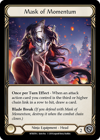 Mask of Momentum- Flesh & Blood TCG - Welcome to Rathe – FaB Foundry Mask of Momentum- Flesh & Blood TCG - Welcome to Rathe – FaB Foundry