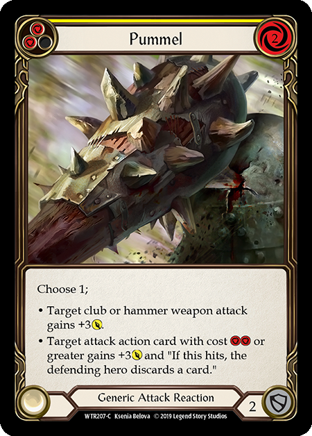 flesh and blood fab pummel プロモ RF 英語版 殴打 Pummel Yellow - Flesh & Blood TCG - Welcome to Rathe – FaB