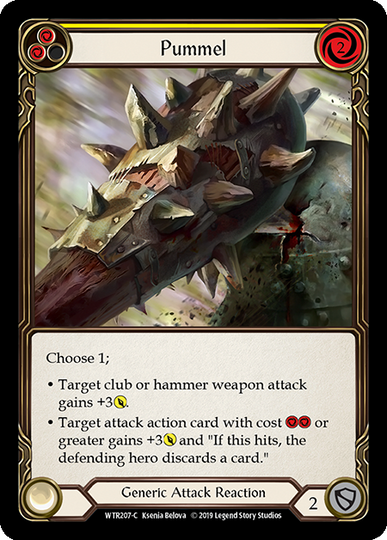 Pummel Yellow - Flesh & Blood TCG - Welcome to Rathe – FaB Foundry