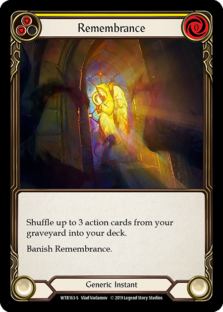 Remembrance - Flesh & Blood TCG - Welcome to Rathe – FaB Foundry Remembrance - Flesh & Blood TCG - Welcome to Rathe – FaB Foundry