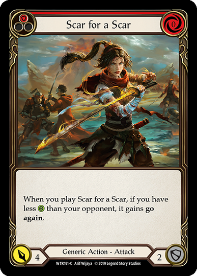 Flesh and Blood Scar for a Scar Official Skirmish Promo