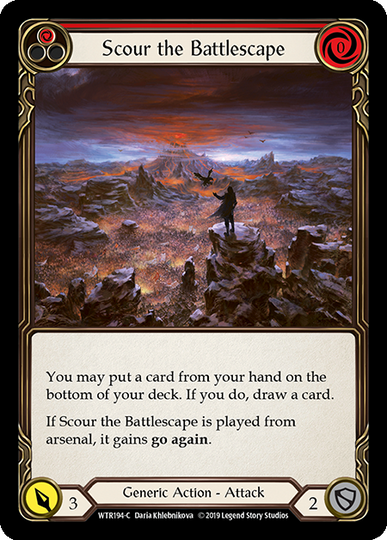 【あす楽対応】 the Scour Battlescape to Welcome - TCG Blood & Flesh - Red その他