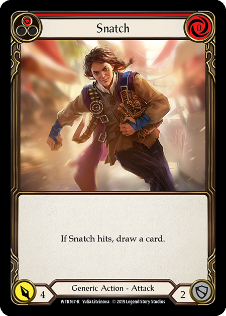 Snatch 繁体字版 Fab flesh and blood Snatch Red - Flesh & Blood TCG - Welcome to Rathe – FaB Foundry