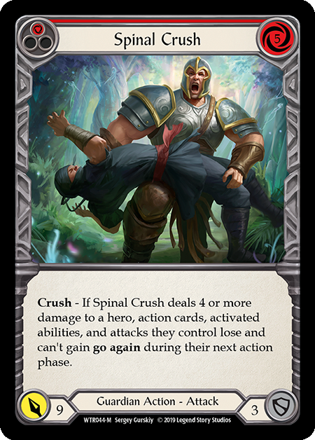 Spinal Crush - Flesh & Blood TCG - Welcome to Rathe – FaB Foundry Spinal Crush - Flesh & Blood TCG - Welcome to Rathe – FaB Foundry