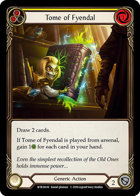 Flesh and Blood Tome of Fyendal RF 3枚 Tome of Fyendal - Flesh & Blood TCG - Welcome to Rathe – FaB