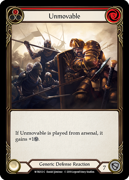Unmovable Red - Flesh & Blood TCG - Welcome to Rathe – FaB Foundry Unmovable Red - Flesh & Blood TCG - Welcome to Rathe – FaB Foundry