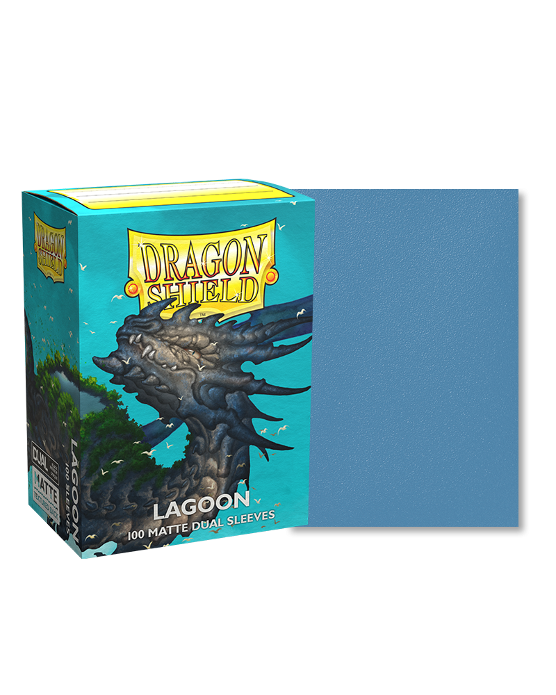 ドラゴン シールド - デュアル マット スリーブ - ラグーン – FaB Foundry