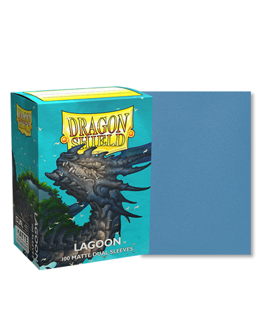 Dragon Shield - Dual Matte Sleeves - Lagoon