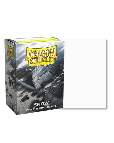 Dragon Shield - Dual Matte Sleeves - Snow